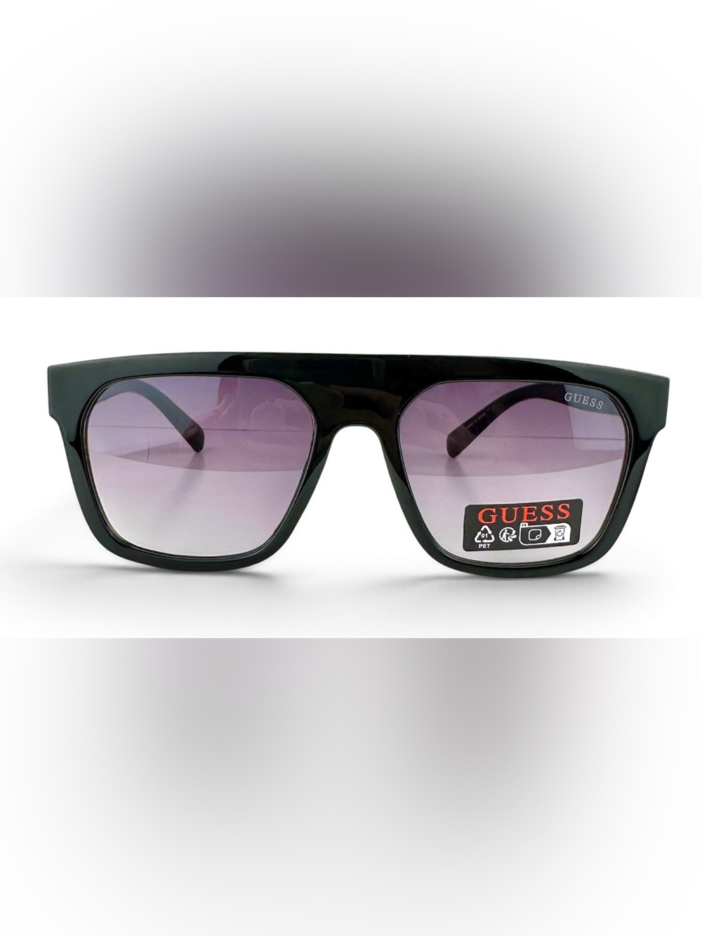 GUESS Black Square Gradient Sunglasses GO00068 55mm